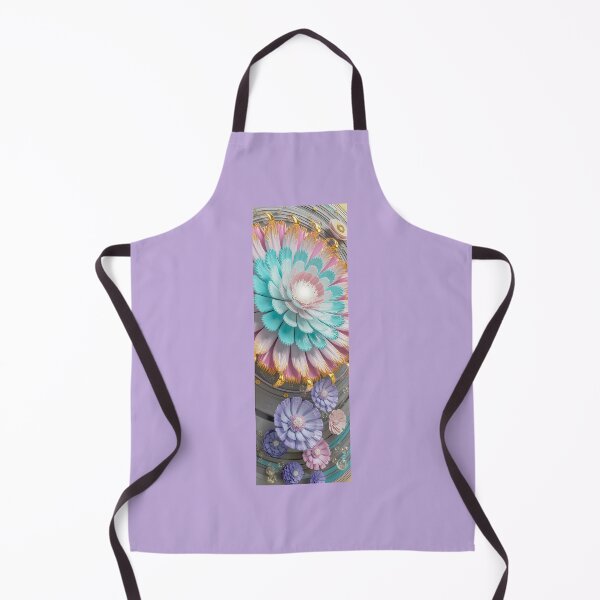Item preview, Opulent Floral Bloom Gold Accents Teal Pink Petals designed and sold by Christina Powers.