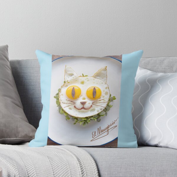 Item preview, Cat Face Fried Egg Art designed and sold by WilliamsasOver.