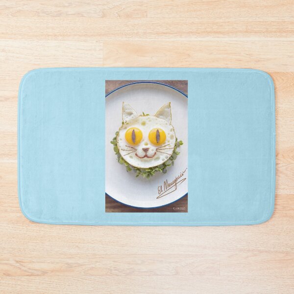 Item preview, Cat Face Fried Egg Art designed and sold by WilliamsasOver.