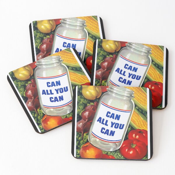 Item preview, Vintage WWII Propaganda Poster | CAN ALL YOU CAN | Home Front Art | Real War Job | Vibrant Produce & Canning Illustration designed and sold by artofuniverse.