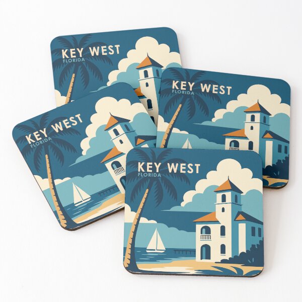 Item preview, Key West Travel Poster designed and sold by rogue-design.