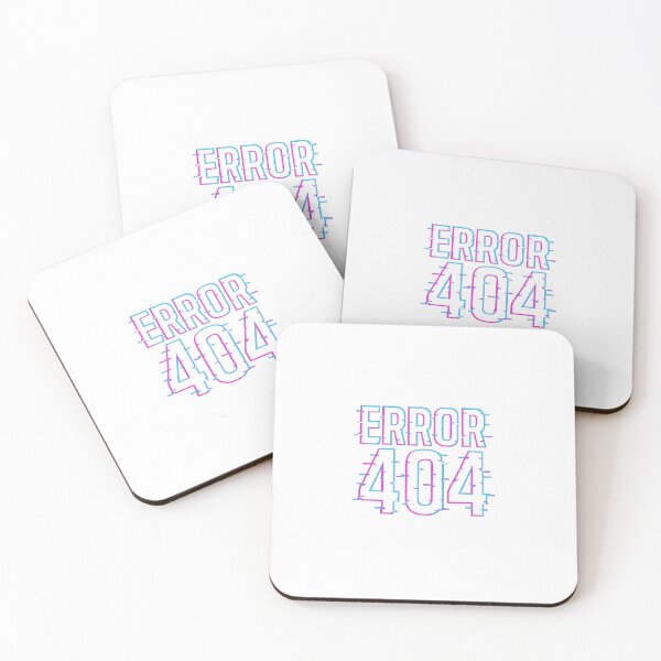Item preview, “Error 404 – Glitch Style Gamer & Tech Design” designed and sold by Khatare.