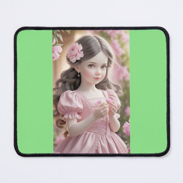 Item preview, Pink Blossom Princess Portrait designed and sold by RicevgShopus.