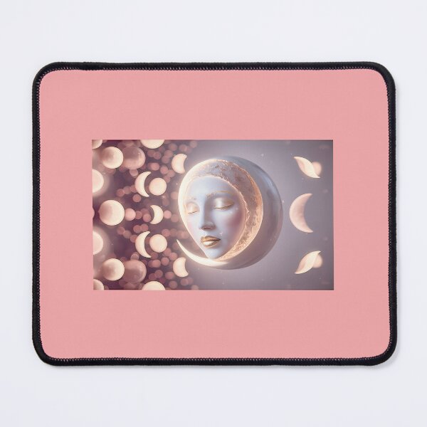 Item preview, Celestial Moon Goddess Face Art designed and sold by RicevgShopus.