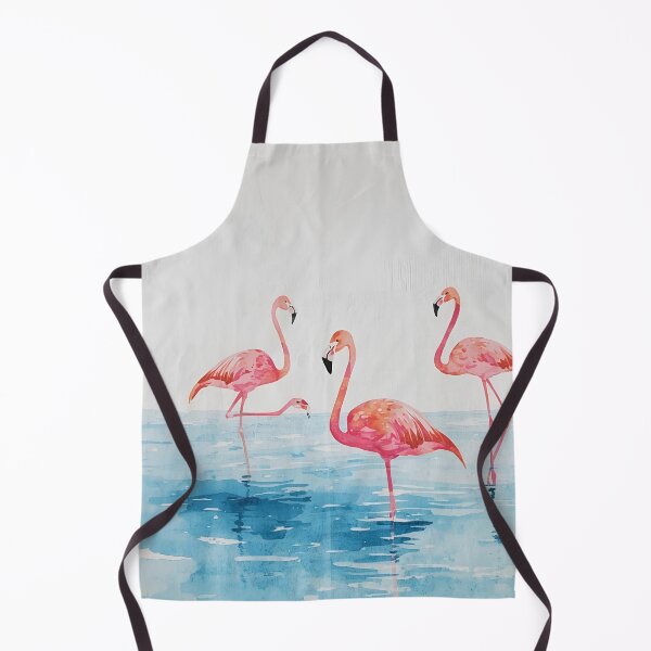 Item preview, 3 flamingoes water colour designed and sold by Myriad Finds.