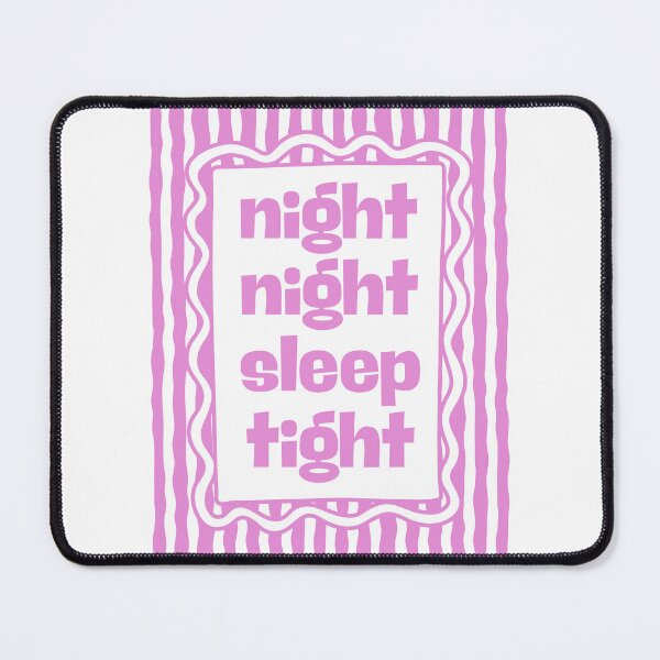 Item preview, Night night sleep tight - Pink designed and sold by Dondonmart.