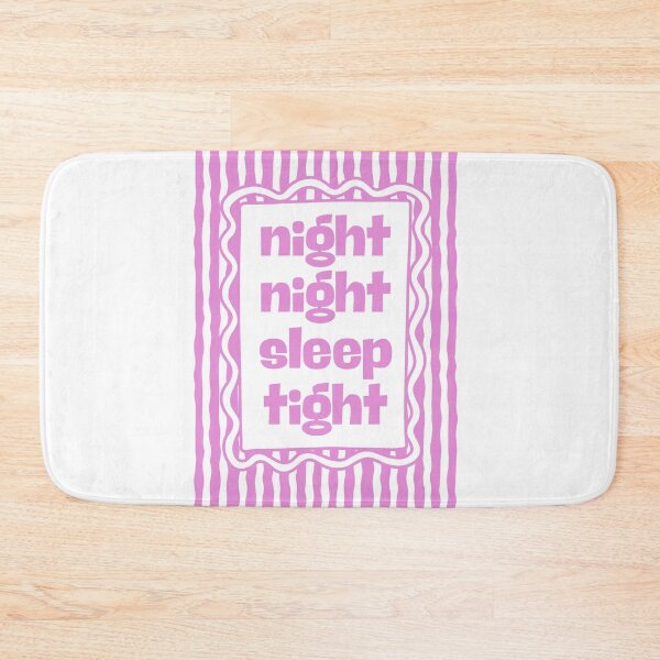 Item preview, Night night sleep tight - Pink designed and sold by Dondonmart.