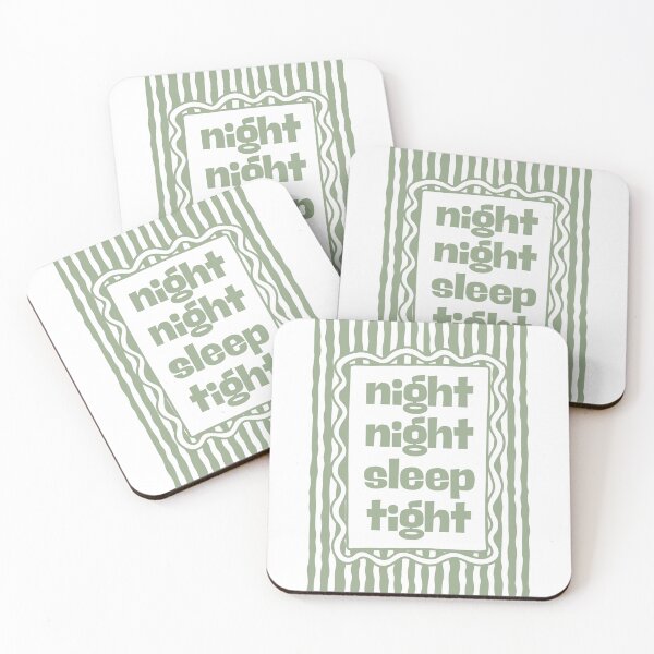Item preview, Night night sleep tight - Sage designed and sold by Dondonmart.