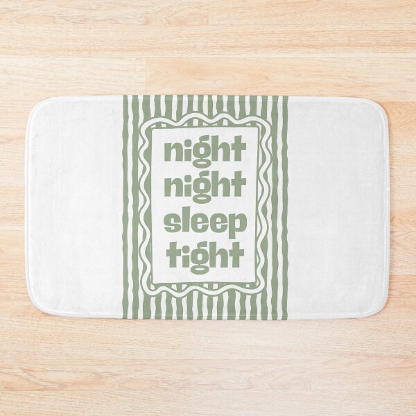 Item preview, Night night sleep tight - Sage designed and sold by Dondonmart.