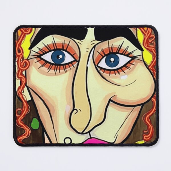 Item preview, Bold Abstract Portrait with Red Curls designed and sold by ryskayzorthhui.