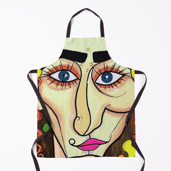 Item preview, Bold Abstract Portrait with Red Curls designed and sold by ryskayzorthhui.
