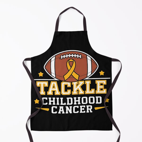 Item preview, Tackle Childhood Cancer Awareness Football Gold Ribbon Kids designed and sold by BLZART.