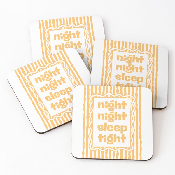 Item preview, Night night sleep tight - Yellow designed and sold by Dondonmart.