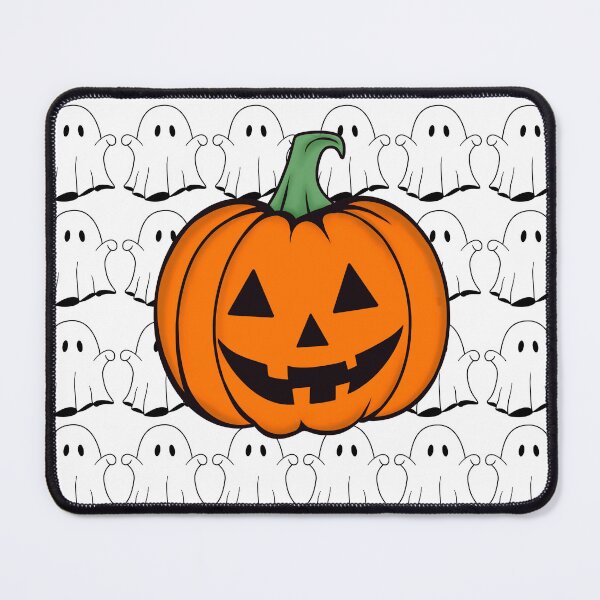 Item preview, Halloween Pumpkin and Ghost Pattern Illustration designed and sold by chillprint1.