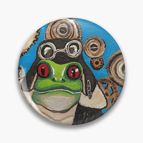 Item preview, Steampunk Frog Aviator designed and sold by ryskayzorthhui.