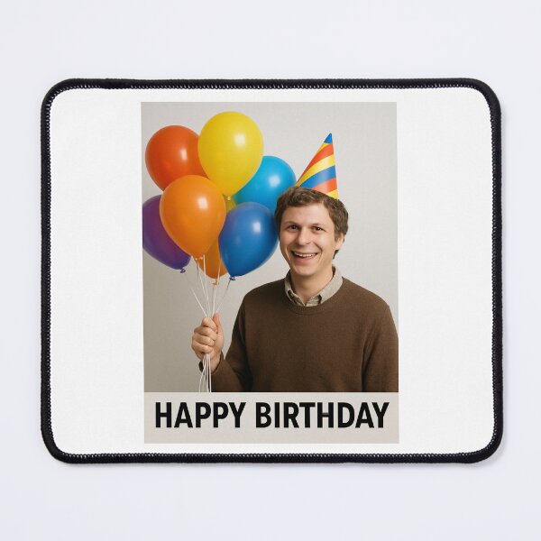 Item preview, Michael cera birthday balloons party hat meme funny prank weird designed and sold by CheeseBlueprint.