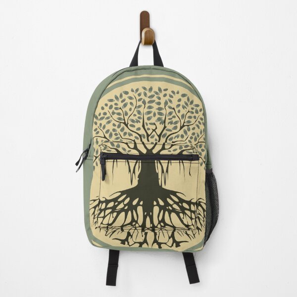 Item preview, Spiritual Balance Banyan Tree of Life Blue Beige designed and sold by TackyTime.