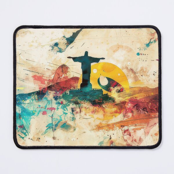 Item preview, 2 A Vibrant And Abstract Representation Of The Christ The Redeemer Rio De Janeiro Brazil designed and sold by Sirintype.