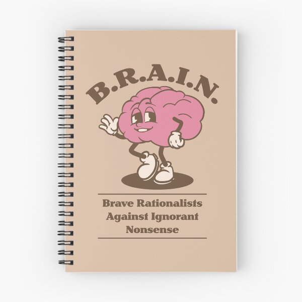 Item preview, B.R.A.I.N. – Brave Rationalists Against Ignorant Nonsense designed and sold by Milena R..