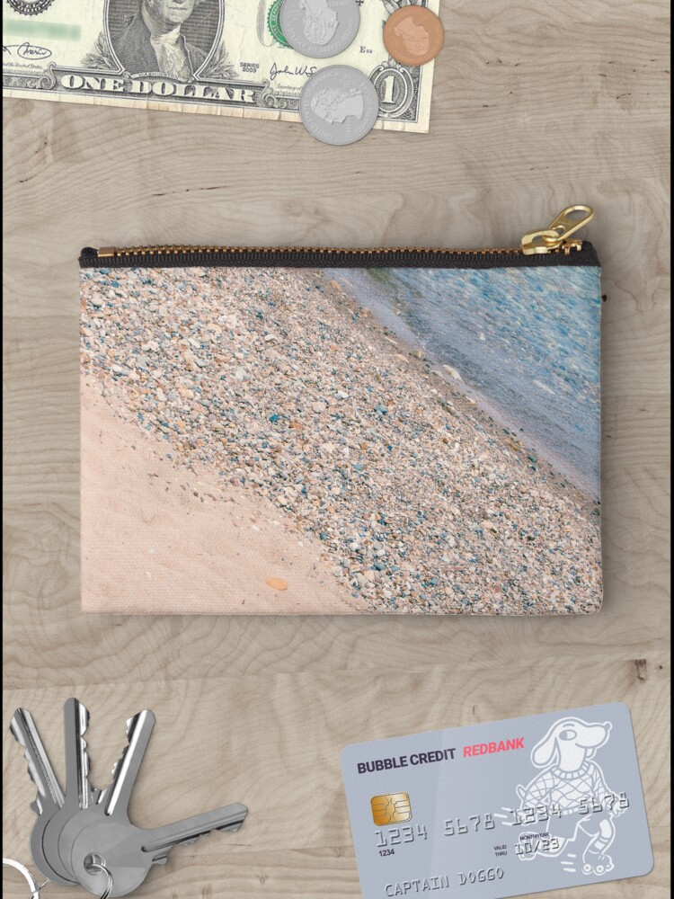 Thumbnail 3 of 4, Zipper Pouch, INDIGO designed and sold by LMRPhoto.