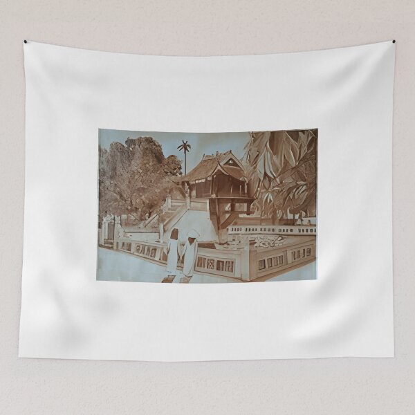 Item preview, 4 Historic One Pillar Pagoda with Visitors designed and sold by JamesDriggers.