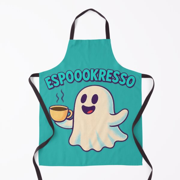 Item preview, Espooookresso – Cute Ghost Coffee 80s Vibe designed and sold by MythoWorldddd.