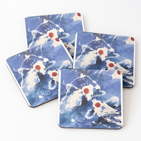 Item preview, 9 Mystical Koi Voyage in Blue Depths designed and sold by CassieReilley.