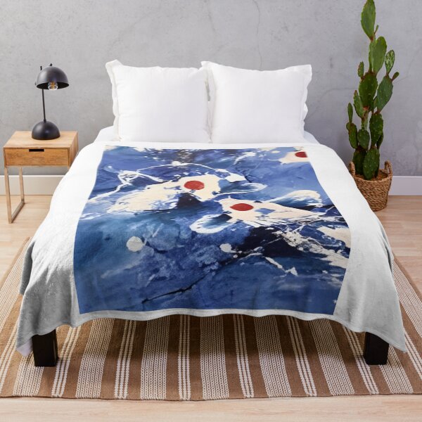 Item preview, 9 Mystical Koi Voyage in Blue Depths designed and sold by CassieReilley.