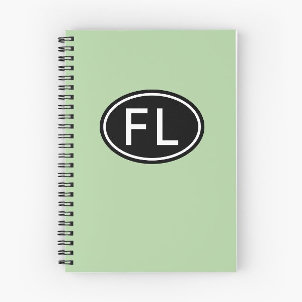 Artikelvorschau, FL Initialen Monogramm ovale weiße Buchstaben entworfen und verkauft von Jeallan Designs.