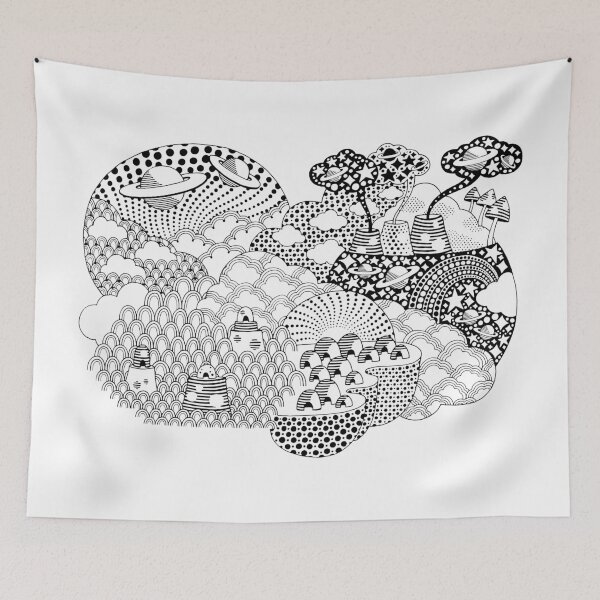 Item preview, Imaginary Sky Town designed and sold by LalaCayman.