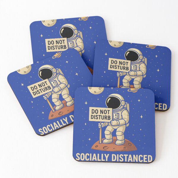 Item preview, Socially Distanced Since Forever – Astronaut on Small Planet designed and sold by MythoWorldddd.