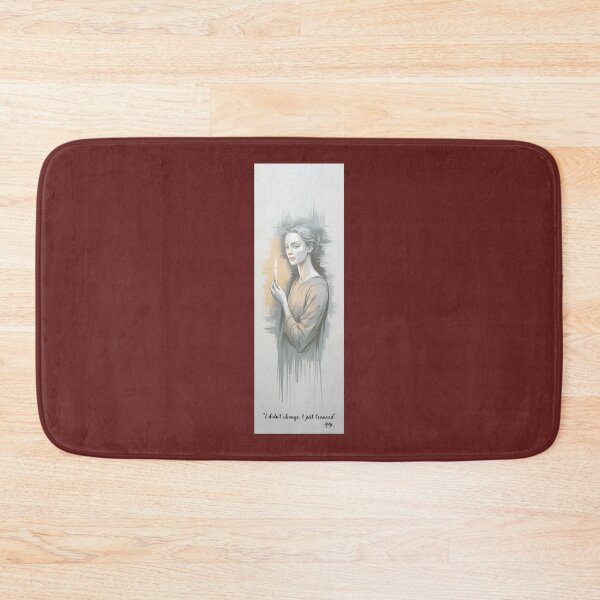 Item preview, Woman with Candle Embracing Growth Quote designed and sold by Michael Fischer.