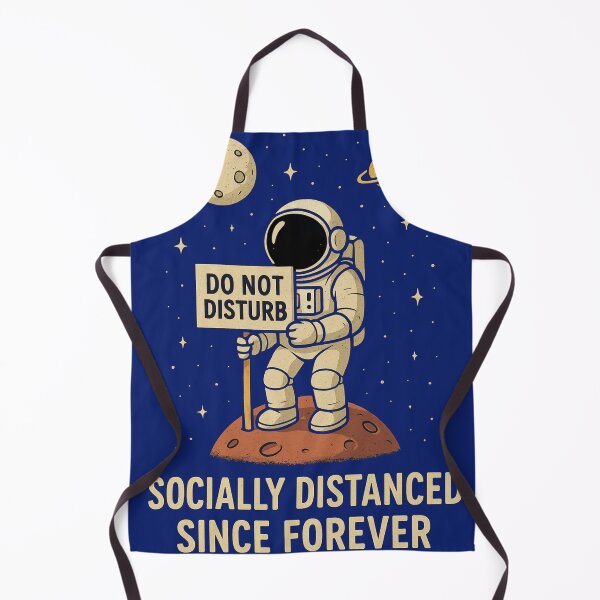 Item preview, Socially Distanced Since Forever – Astronaut on Small Planet designed and sold by MythoWorldddd.