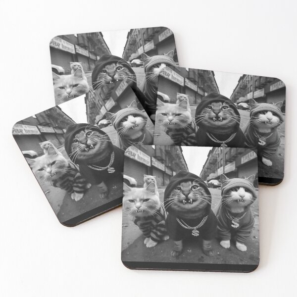 Item preview, Funny Gangster Cats Street designed and sold by BASKF.