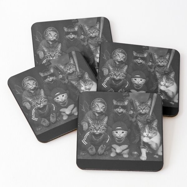 Item preview, Funny Gangster Cats Street designed and sold by BASKF.