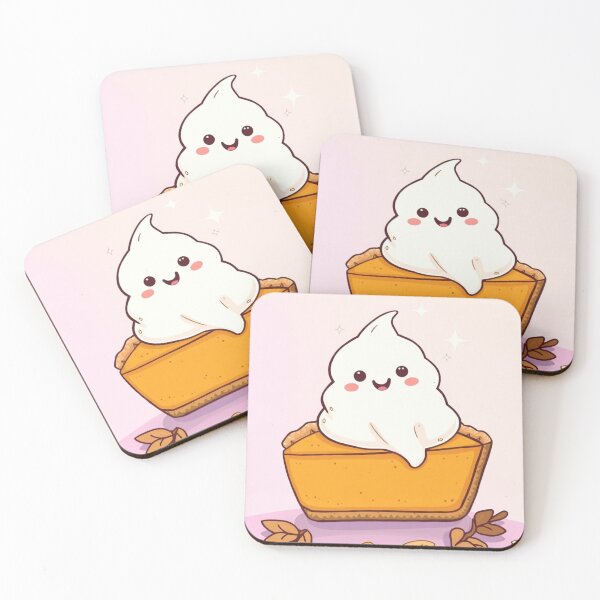 Item preview, Thanksgiving Pumpkin Pie Ghost | Cute Kawaii Dessert T-Shirt designed and sold by ArmaanArts.