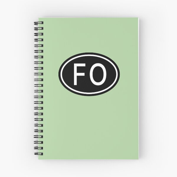 Item preview, FO Initials Monogram Oval White Letters designed and sold by Jeallan Designs.