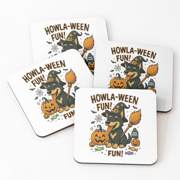 Item preview, Howla-Ween Fun! – Cute Halloween Dog T-Shirt with Pumpkin & Candy | Jivan Halloween Design for Dog Lovers designed and sold by BhumiBliss.
