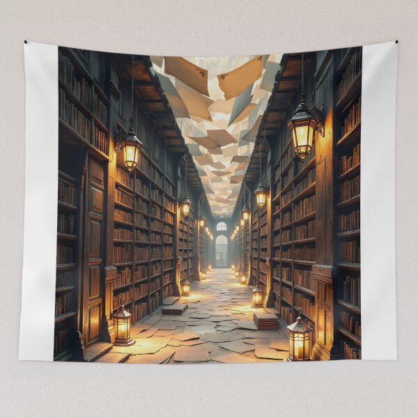 Item preview, Endless Library of Knowledge designed and sold by oanaunciuleanu.