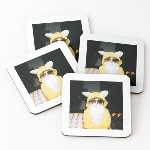 Item preview, Demure cats with glasses designed and sold by FigmaCreations.
