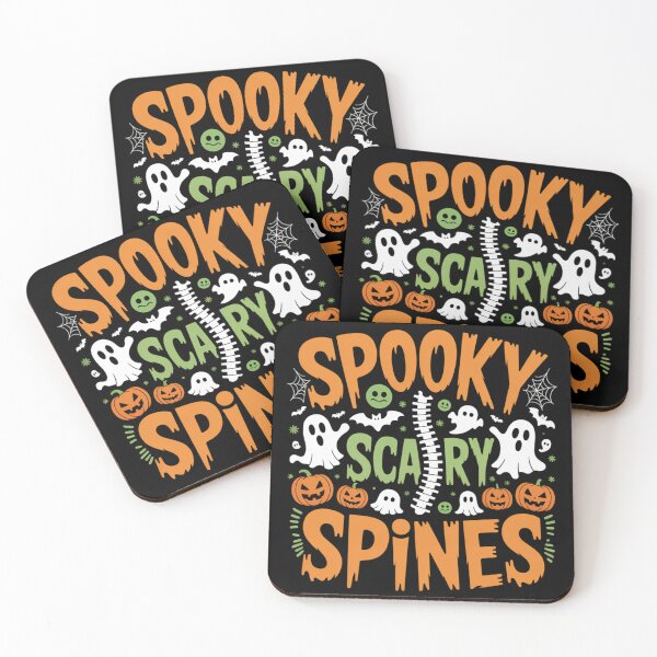Item preview, Spooky Scary Spines Funny Osteopathy Halloween designed and sold by osteopath shop.