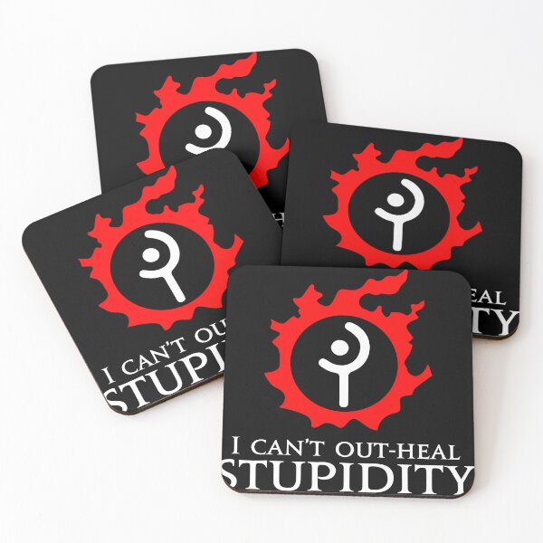 Item preview,  Je Ne Peux Pas Soigner La Stupidite - Funny White Mage Healers MMORPG Meme   designed and sold by sndokxavobn37.