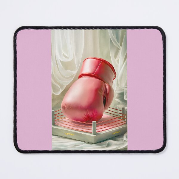 Item preview, Red Boxing Glove on Ring Vintage Drapery designed and sold by Mariah Green.