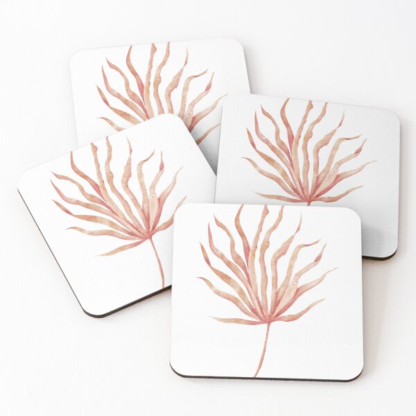 Item preview, Wavy Boho Palm Leaf – Watercolor Botanical in Earthy Tones designed and sold by BSL-STORE.