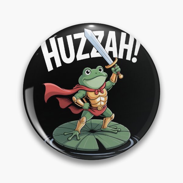 Item preview, Huzzah! Frog Paladin designed and sold by DarylWelsh2024.