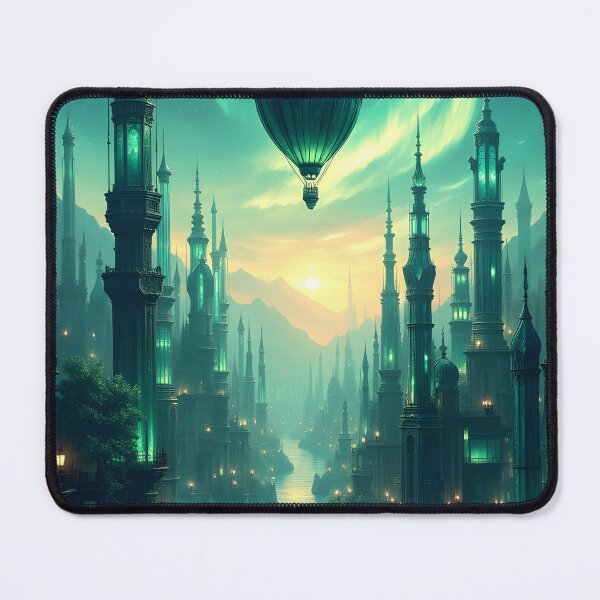 Item preview, Celestial Voyage Over the Enchanted City designed and sold by oanaunciuleanu.