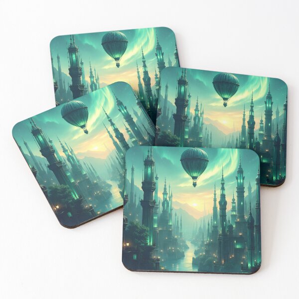 Item preview, Celestial Voyage Over the Enchanted City designed and sold by oanaunciuleanu.