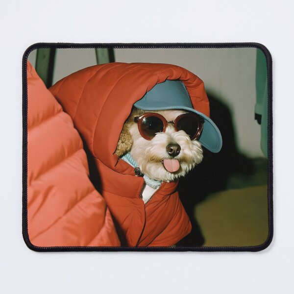 Item preview, Demure dog with glasses designed and sold by FigmaCreations.