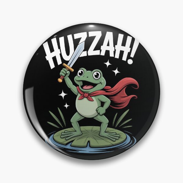 Item preview,  Huzzah! Confident Frog Knight designed and sold by DarylWelsh2024.