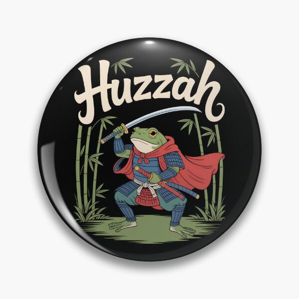 Item preview, Huzzah! Frog Samurai Stance designed and sold by DarylWelsh2024.